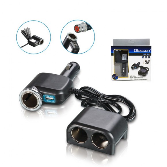 Разветвитель прикуривателя Olesson 1526