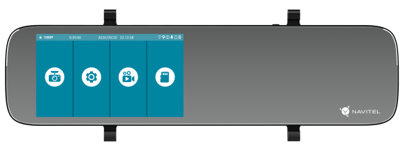 Автомобильный видеорегистратор-зеркало NAVITEL MR450 GPS Автомобильный видеорегистратор-зеркало NAVITEL MR450 GPS