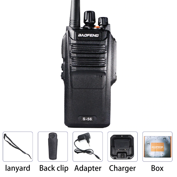 Радиостанция портативная Baofeng BF-S56 Max (UHF, 10W, IP67) Радиостанция портативная Baofeng BF-S56 Max (UHF, 10W, IP67)