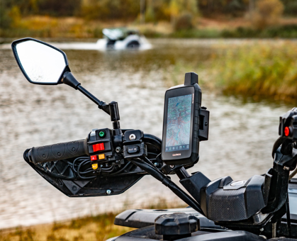 Комплект для крепления Garmin Montana 7xx на мотоцикл/квадроцикл AMPS с аудио и кабелем питания (010-12881-03)