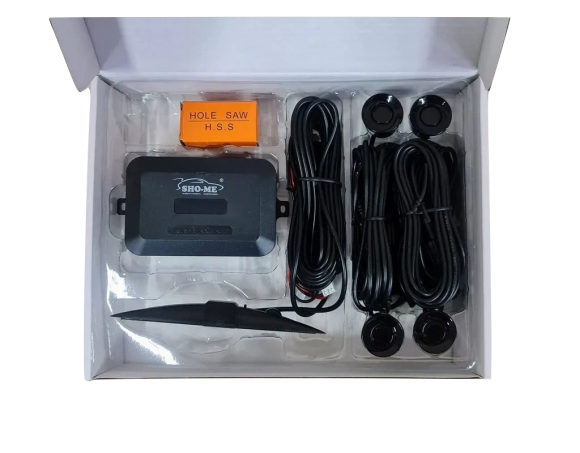 Парковочный радар Sho-Me Y-2622N04 (чёрный, 4 датчика 22 мм) Парковочный радар Sho-Me Y-2622N04 (чёрный, 4 датчика 22 мм)