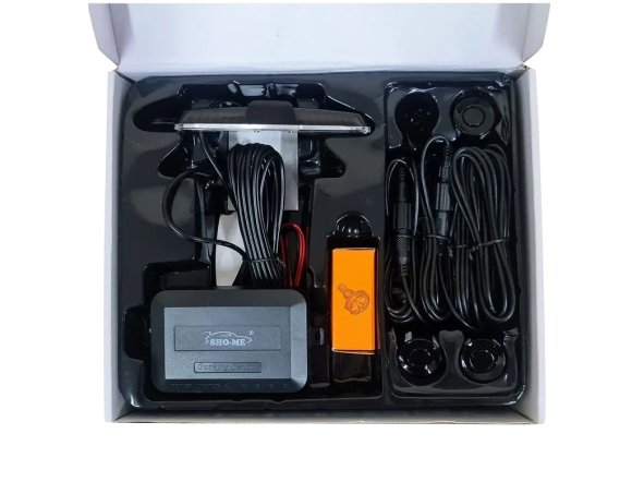 Парковочный радар Sho-Me Y-2680N04 (чёрный, 4 датчика 22 мм) Парковочный радар Sho-Me Y-2680N04 (чёрный, 4 датчика 22 мм)