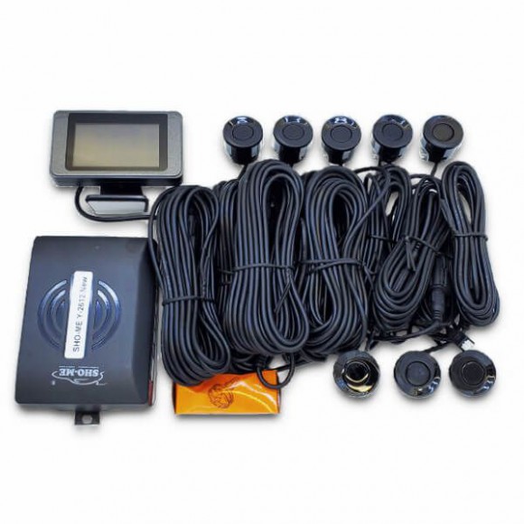 Парковочный радар Sho-Me Y-2612N08 (чёрный, 8 датчиков 22 мм)