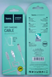 Кабель USB 2.0 AM/Lightning/micro-USB/Type-C 1м белый (HOCO X1) Кабель USB 2.0 AM/Lightning/micro-USB/Type-C 1м белый (HOCO X1)
