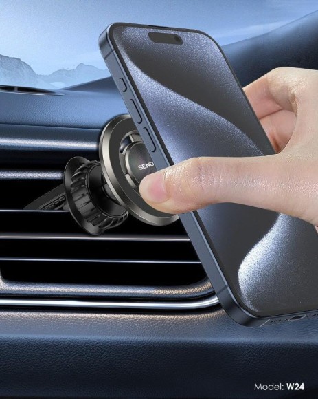 Универсальное магнитное крепление SENDEM W24 (на дефлектор, магнит)