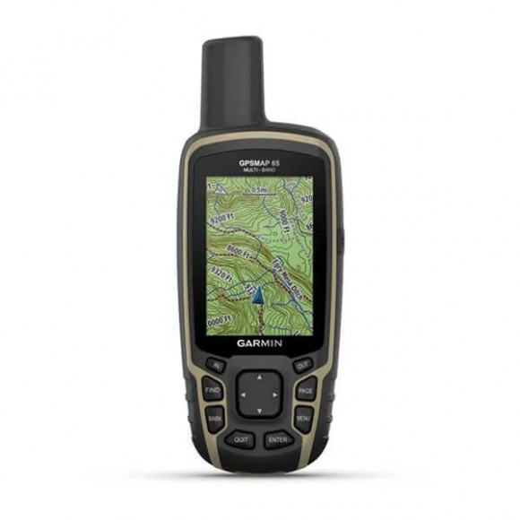 Портативный GPS навигатор Garmin GPSMAP 65 (с картой России TopoActive Russia)