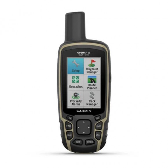 Портативный GPS навигатор Garmin GPSMAP 65 (с картой России TopoActive Russia)