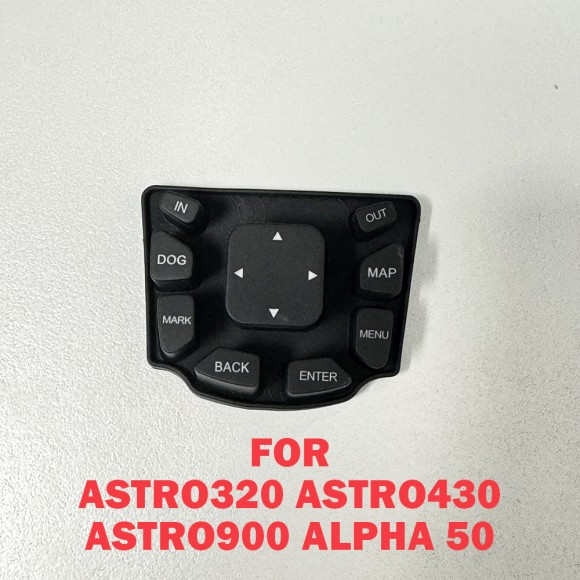 Резиновые кнопки лицевой панели навигатора Garmin Astro 320, 430, 900, Alpha 50 Резиновые кнопки лицевой панели навигатора Garmin Astro 320, 430, 900, Alpha 50