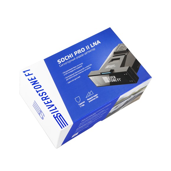 Радар-детектор Silverstone F1 SOCHI PRO II LNA, GPS, OLED 2,08", сигнатурный, усилитель слабого сигнала, Doppler edition