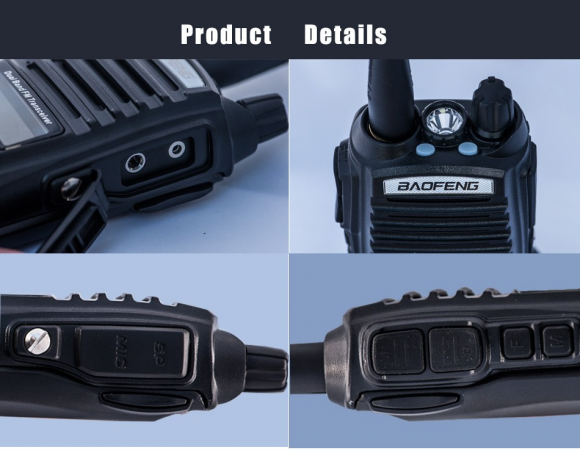 Радиостанция портативная Baofeng UV-82 (двухдиапазонная, 5W)