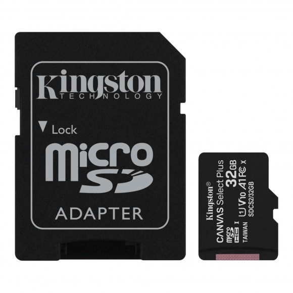 Карта памяти Kingston micro-SDHC 32 Gb (с SD-адаптером)