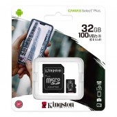 Карта памяти Kingston micro-SDHC 32 Gb (с SD-адаптером)