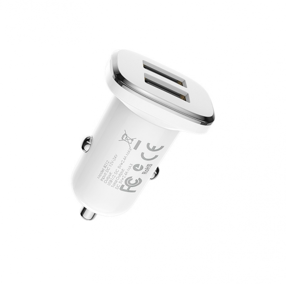 Автомобильное зарядное устройство Z12 (2*USB, 2*2.4A), Borofone Автомобильное зарядное устройство Z12 (2*USB, 2*2.4A), Borofone