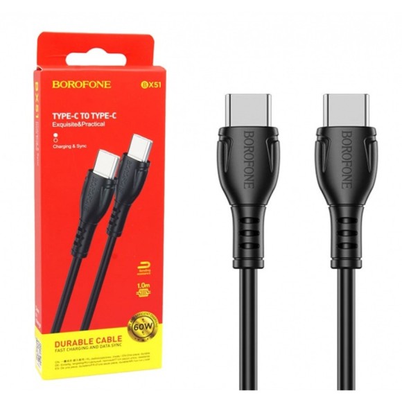 Кабель Type-C to Type-C Borofone BX51
